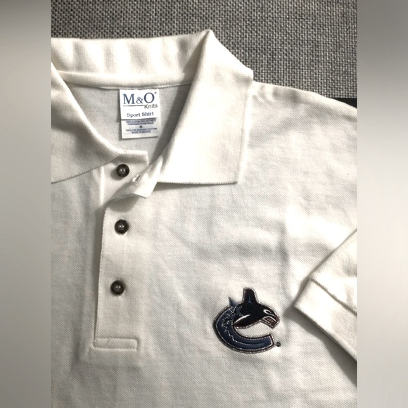 M & O KNITS SPORT SHIRT 100% PRESHRUNK COTTON SZ MEDIUM - Picture 11 of 12